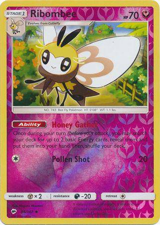 Ribombee : BURNING SHADOWS (Reverse holo) - 96/147 - Lockett Labs UK