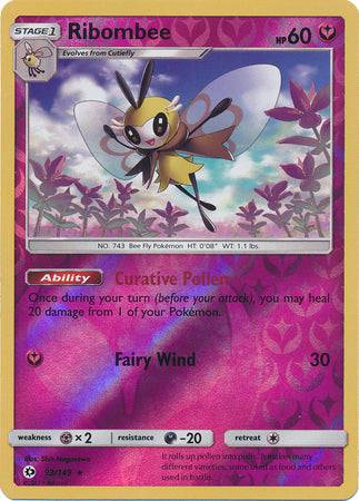 Ribombee : SUN & MOON BASE (Reverse holo) - 93/149