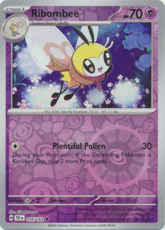 Ribombee : TEMPORAL FORCES (Reverse holo) - 076/162