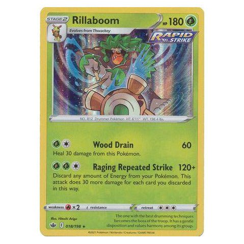 Rillaboom : CHILLING REIGN (Holo) - 018/198