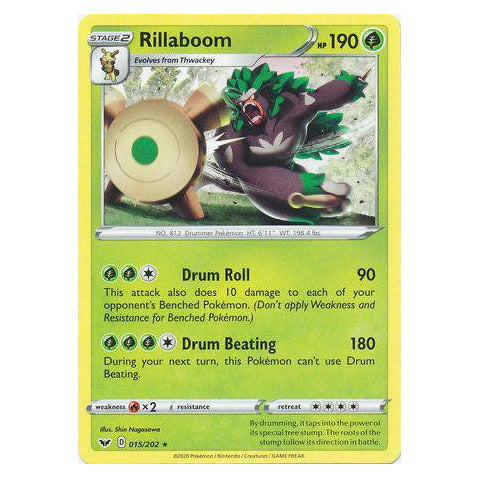 Rillaboom : SWORD & SHIELD BASE - 015/202