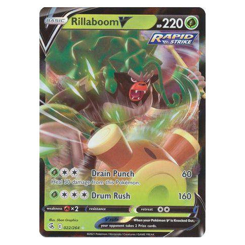 Rillaboom V : FUSION STRIKE - 022/264