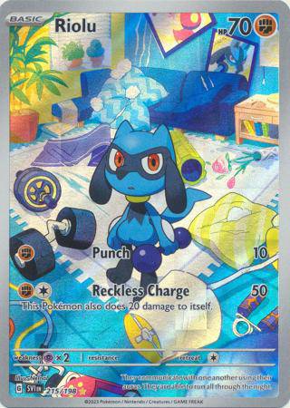 Riolu : SCARLET & VIOLET BASE - 215/198 - Lockett Labs UK