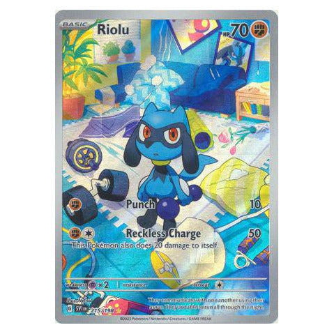 Riolu : SCARLET & VIOLET BASE - 215/198