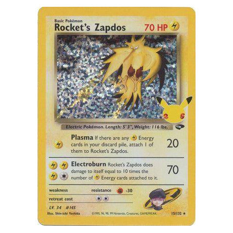 Rocket's Zapdos : CELEBRATIONS - 15/132
