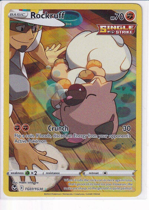 Rockruff : SILVER TEMPEST - TG07/TG30