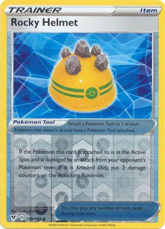 Rocky Helmet : VIVID VOLTAGE (Reverse holo) - 159/185 - Lockett Labs UK