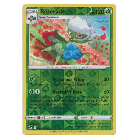 Roserade : LOST ORIGIN (Reverse holo) - 015/196