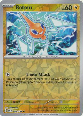 Rotom : SCARLET & VIOLET BASE (Reverse holo) - 069/198