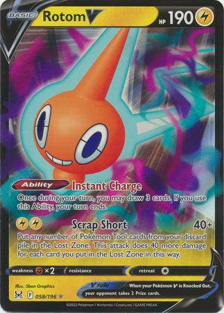 Rotom V : LOST ORIGIN - 058/196 - Lockett Labs UK