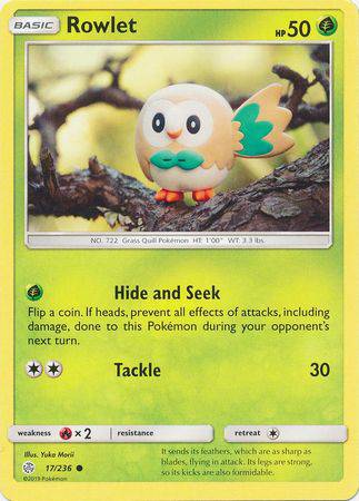 Rowlet : COSMIC ECLIPSE - 17/236 - Lockett Labs UK