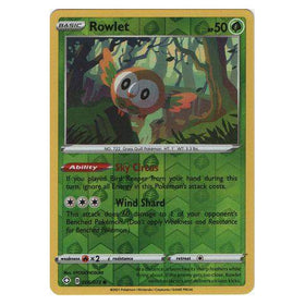 Rowlet : SHINING FATES (Reverse holo) - 006/072