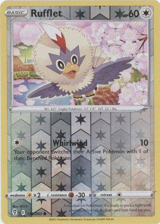 Rufflet : EVOLVING SKIES (Reverse holo) - 136/203 - Lockett Labs UK