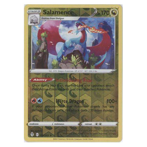 Salamence : EVOLVING SKIES (Reverse holo) - 109/203