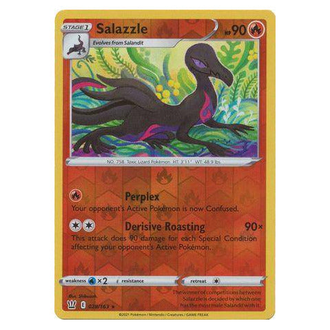 Salazzle : BATTLE STYLES (Reverse holo) - 028/163