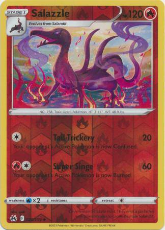 Salazzle : CROWN ZENITH (Reverse holo) - 028/159 - Lockett Labs UK