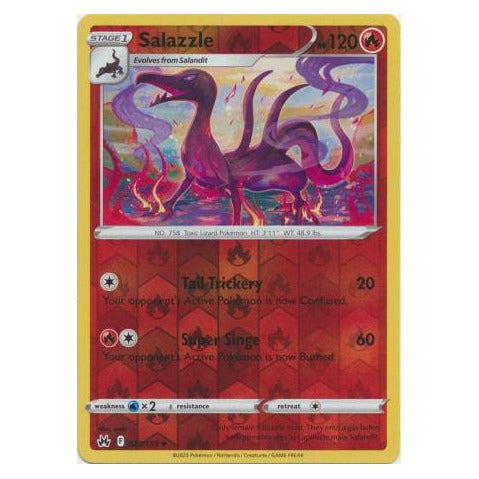Salazzle : CROWN ZENITH (Reverse holo) - 028/159
