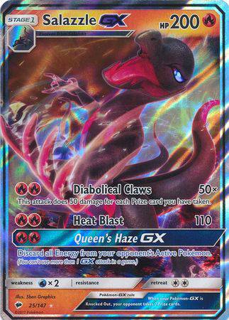 Salazzle GX : BURNING SHADOWS - 25/147