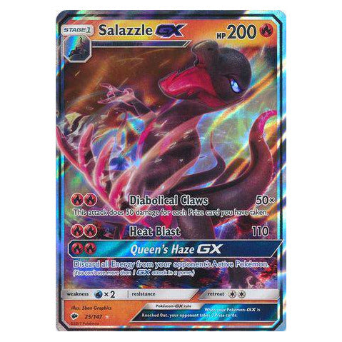 Salazzle GX : BURNING SHADOWS - 25/147