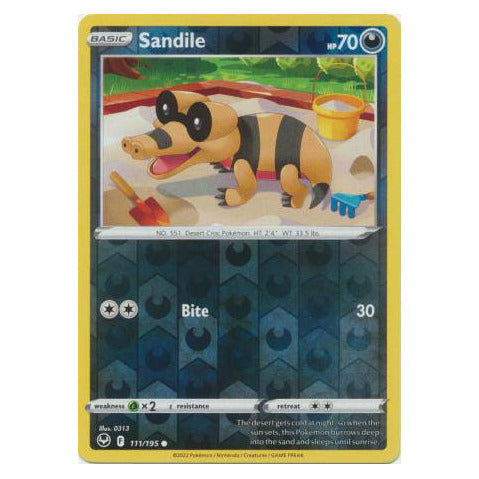 Sandile : SILVER TEMPEST (Reverse holo) - 111/195