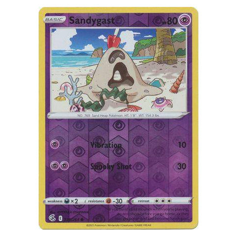 Sandygast : FUSION STRIKE (Reverse holo) - 125/264