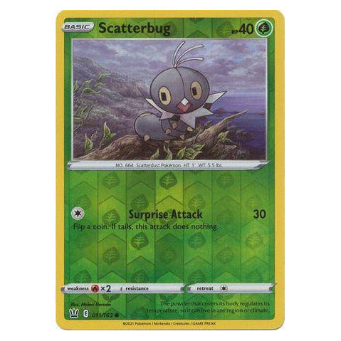 Scatterbug : BATTLE STYLES (Reverse holo) - 011/163
