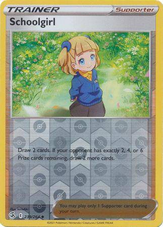 Schoolgirl : FUSION STRIKE (Reverse holo) - 239/264 - Lockett Labs UK