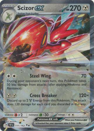 Scizor ex : TEMPORAL FORCES - 111/162 - Lockett Labs UK