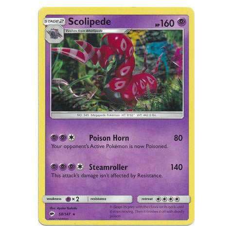 Scolipede : BURNING SHADOWS - 58/147