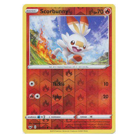 Scorbunny : SWORD & SHIELD BASE (Reverse holo) - 031/202