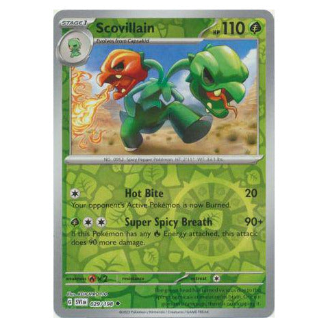 Scovillain : SCARLET & VIOLET BASE (Reverse holo) - 029/198