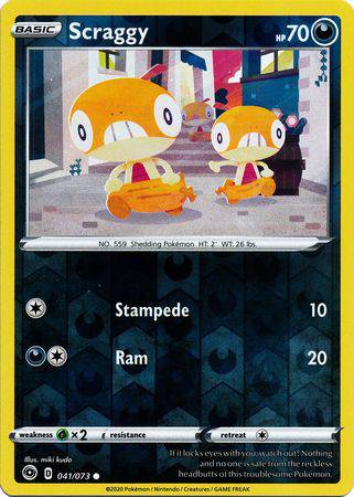 Scraggy : CHAMPION'S PATH (Reverse holo) - 041/073 - Lockett Labs UK