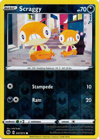 Scraggy : CHAMPION'S PATH (Reverse holo) - 041/073