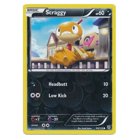 Scraggy : PLASMA STORM (Reverse holo) - 85/135