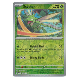 Scyther : 151 (Reverse holo) - 123/165