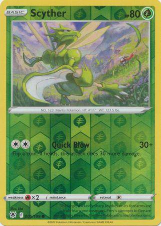 Scyther : ASTRAL RADIANCE (Reverse holo) - 005/189 - Lockett Labs UK