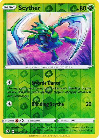 Scyther : REBEL CLASH (Reverse holo) - 004/192