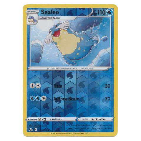 Sealeo : CHILLING REIGN (Reverse holo) - 038/198