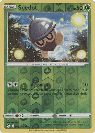 Seedot : EVOLVING SKIES (Reverse holo) - 005/203 - Lockett Labs UK