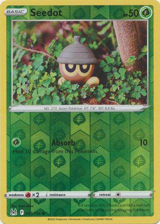 Seedot : LOST ORIGIN (Reverse holo) - 011/196 - Lockett Labs UK