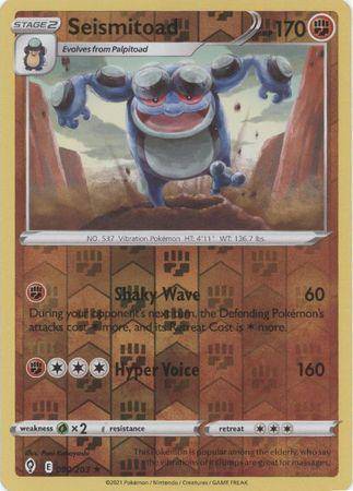 Seismitoad : EVOLVING SKIES (Reverse holo) - 090/203