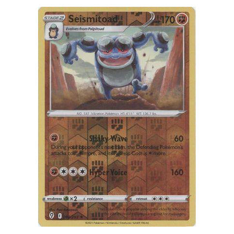 Seismitoad : EVOLVING SKIES (Reverse holo) - 090/203