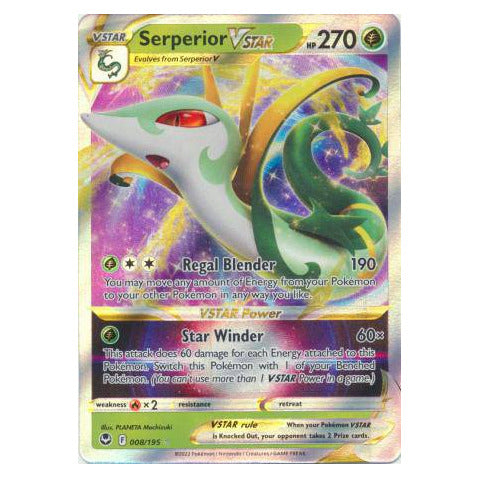 Serperior VSTAR : SILVER TEMPEST - 008/195