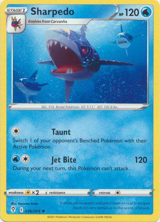 Sharpedo : EVOLVING SKIES - 036/203 - Lockett Labs UK