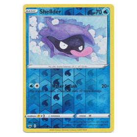 Shellder : SWORD & SHIELD BASE (Reverse holo) - 040/202