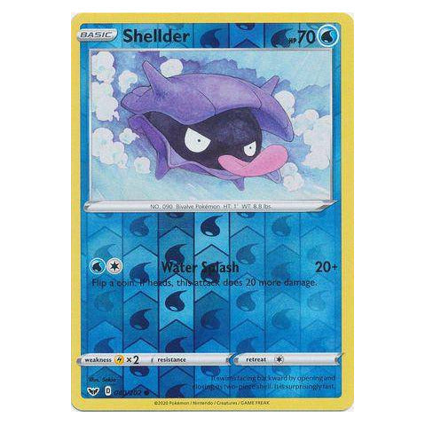 Shellder : SWORD & SHIELD BASE (Reverse holo) - 040/202