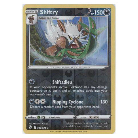 Shiftry : EVOLVING SKIES (Reverse holo) - 097/203