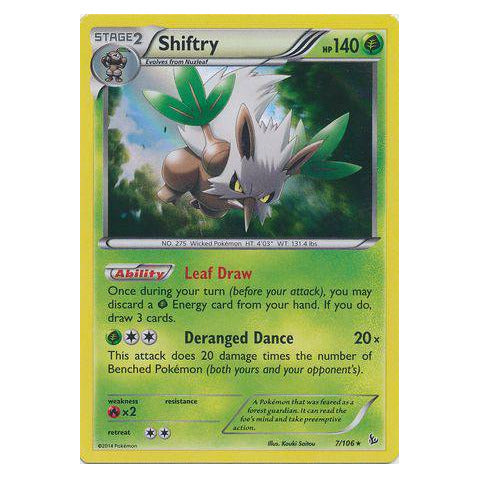 Shiftry : FLASHFIRE (Holo) - 7/106
