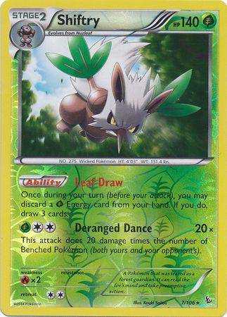 Shiftry : FLASHFIRE (Reverse holo) - 7/106 - Lockett Labs UK