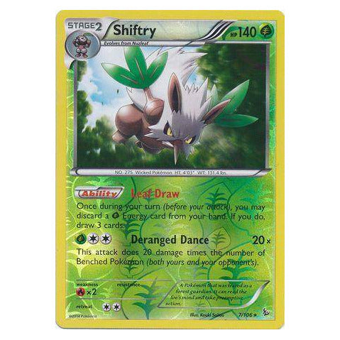 Shiftry : FLASHFIRE (Reverse holo) - 7/106
